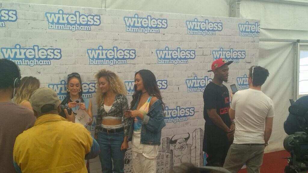 Backstage at Wireless