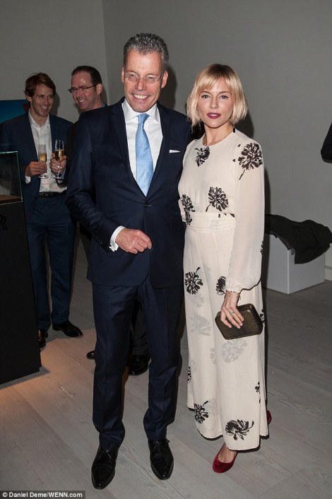 Sienna Miller at Rolls-Royce launch