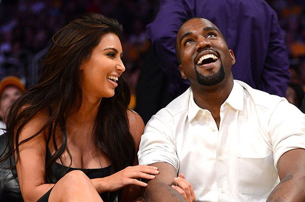 Kanye and Kim&nbsp;PDA