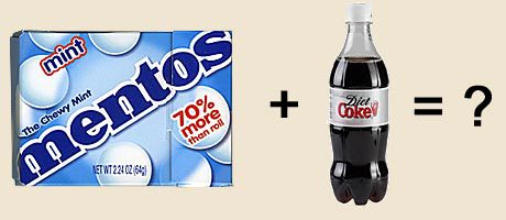 Friday fun: Mentos in bath full of&nbsp;coke