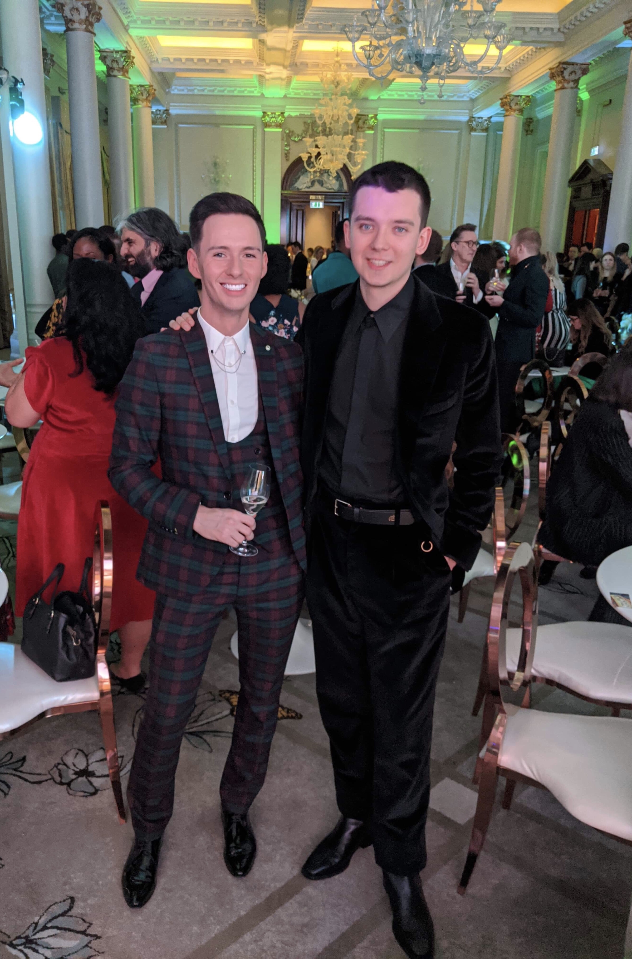 Lorcan and Asa Butterfield