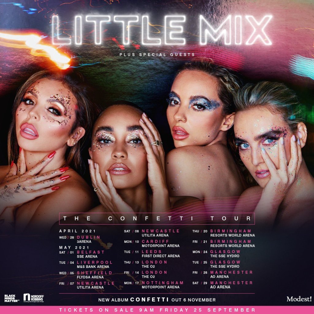 Little Mix announce 2021 CONFETTI&nbsp;tour