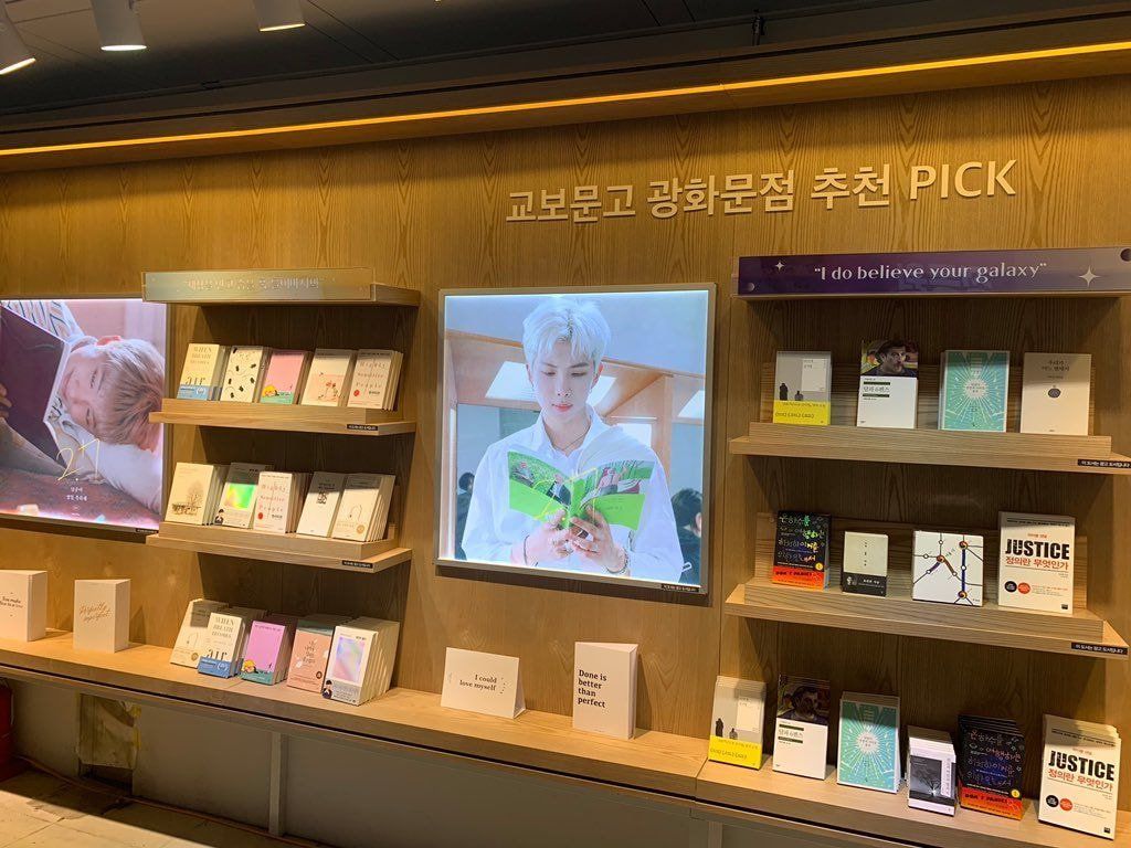 Korean bookstore dedicates entire section to Namjoon’s favourite&nbsp;books